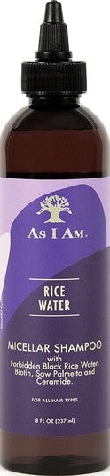 AS I AM RICE WATER SHAMPOO 8oz **NEW**