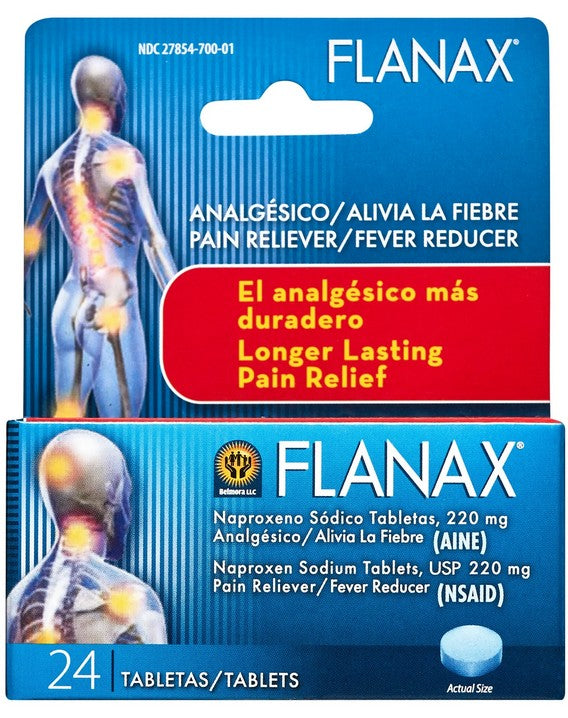 Flanax Pain Reliever Tablets 24ct