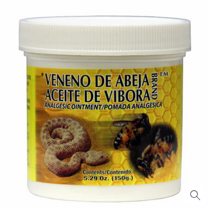 Veneno De Abeja Aceite De Vibora 5.29oz