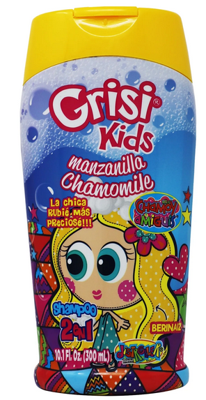 Grisi Kids Manzanilla, Girls Shampoo, Paraben-Free, Hypoallergenic, 10.1 Fl Oz