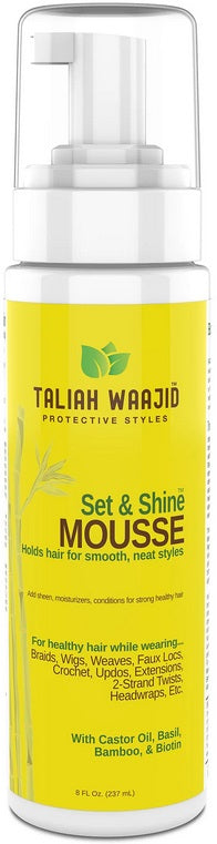 Taliah Waajid Protective Style Set N Shine Mousse 8oz ***NEW***