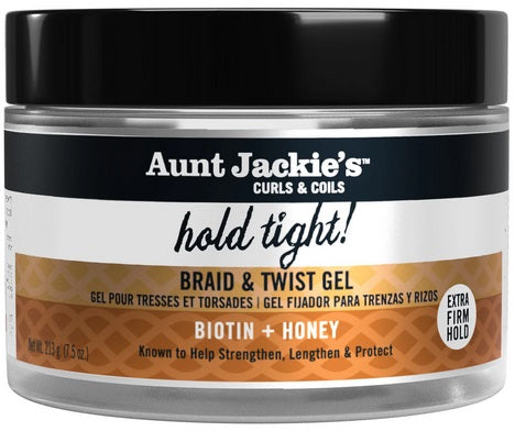 Aunt Jackie's Hold Tight & Twist Braid Gel 7.5oz