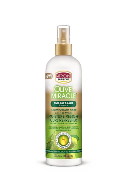 African Pride Olive Miracle 7in1 Leave In Spray 12oz - CASE PACK 6