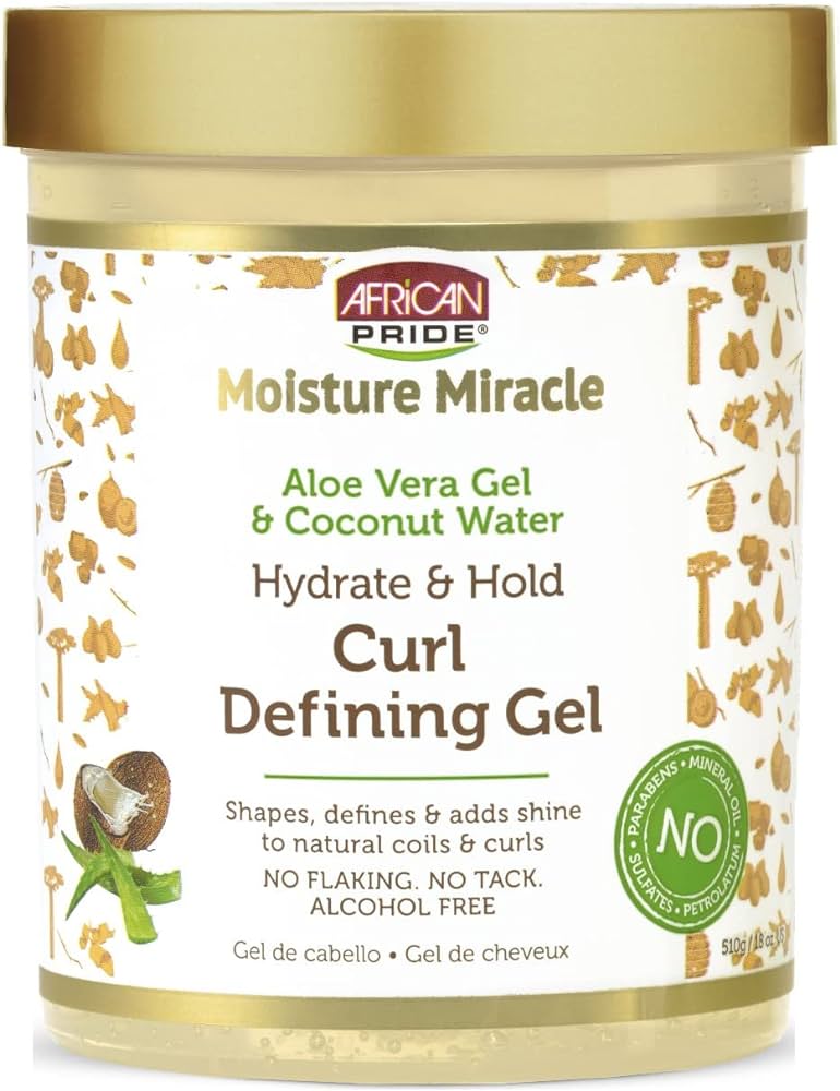 African Pride Miracle Curl Defining Gel 18oz - CASE PACK 6