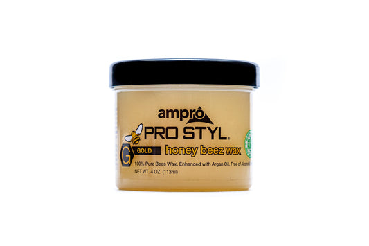 Ampro Pro Styl Gold Honey Beez Wax 4oz - CASE PACK12