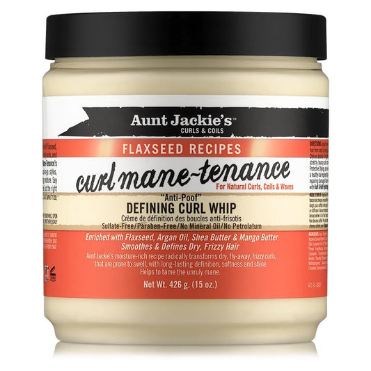 Aunt Jackie's Flaxseed Curl Mane-Tenance Curl Defining Curl Whip 15oz - CASE PACK 12