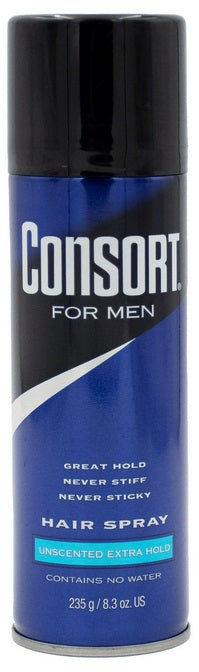 CONSORT XTRA HOLD UNSCENTED HAIR SPRAY 8.3 OZ