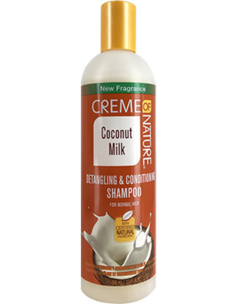 Creme of Nature Coconut Milk Detangling Shampoo 12oz - CASE PACK 12