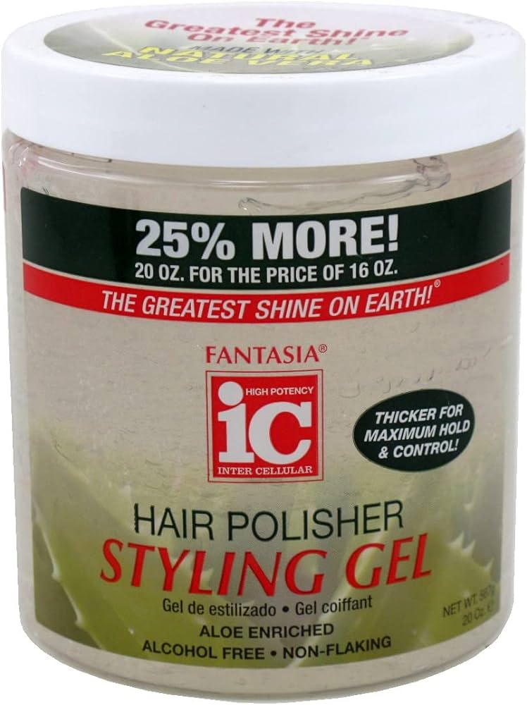 Fantasia Hair Polisher Styling Gel 20oz - CASE PACK 6