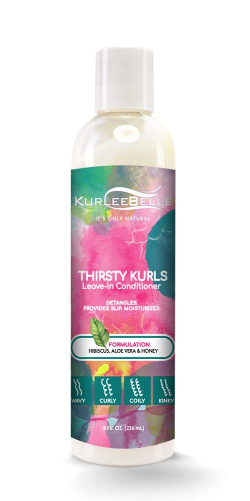 KurleeBelle Thirsty Kurls Leave-In Conditioner 8oz - CASE PACK 12