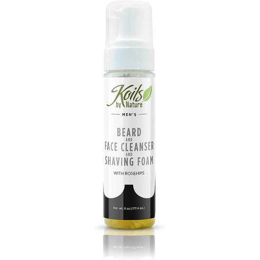 KOILS Beard Face Clnsr Shv Foam 6oz CASE PACK 6