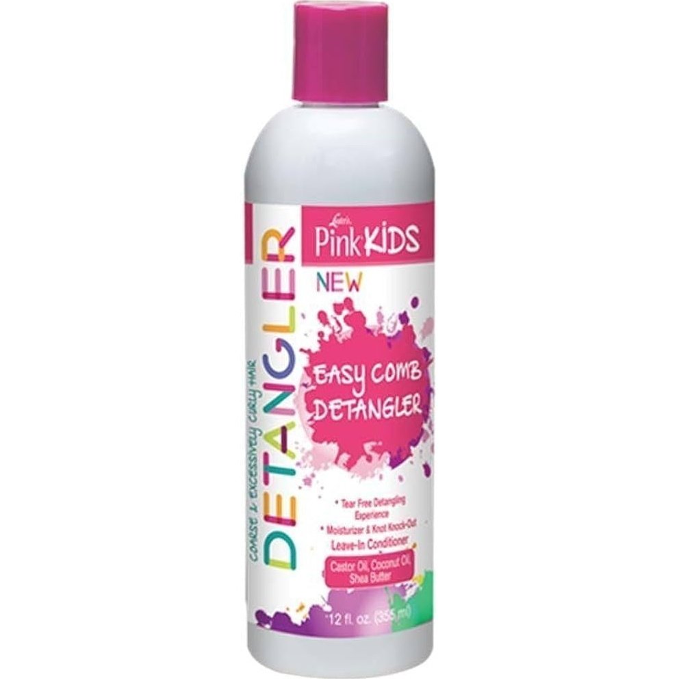 Lustr Pink Kids Easy Comb Detnglr 12oz CASE PACK 12