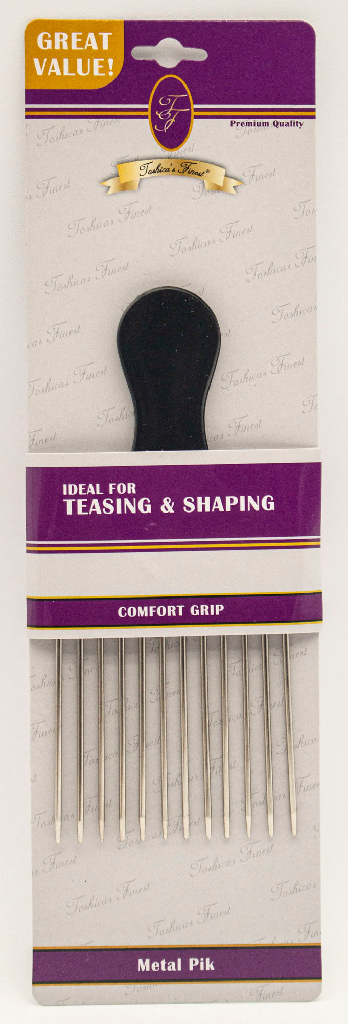 TF1201 Metal Comb Pic - CASE PACK 72