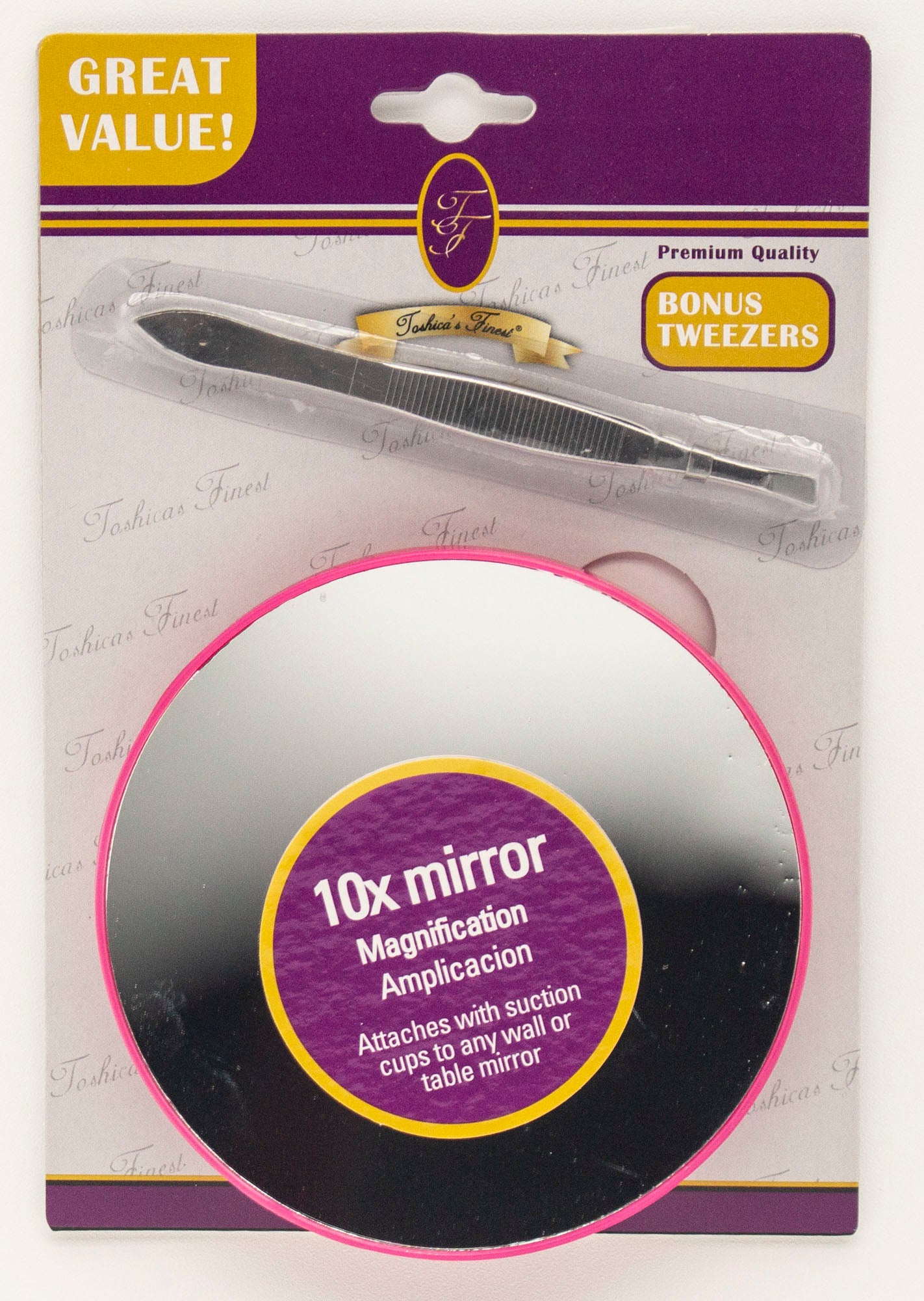 TF75 10X Mirror with Tweezers - CASE PACK 72