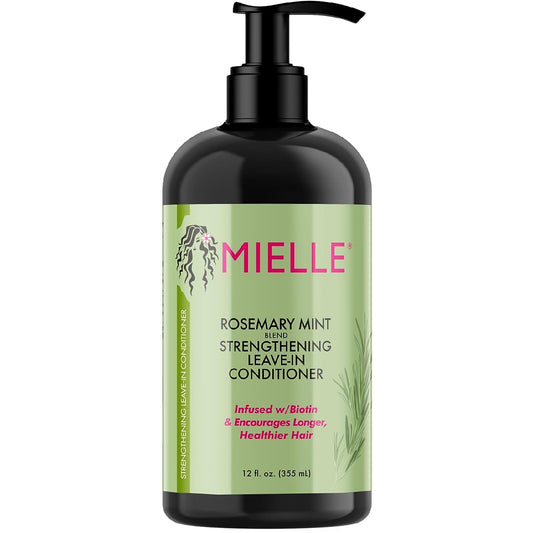 Mielle Rosemary Mint Strengthening Leave-In Conditioner 12oz - CASE PACK 6