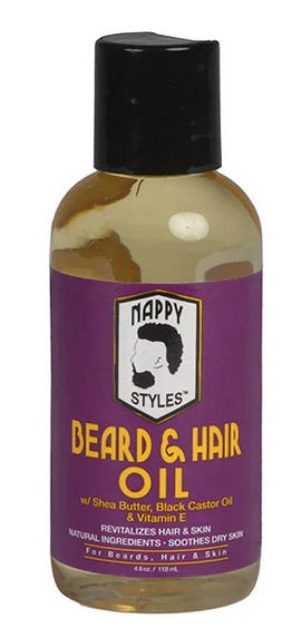 Nappy Styles Beard & Hair Oil (4oz)