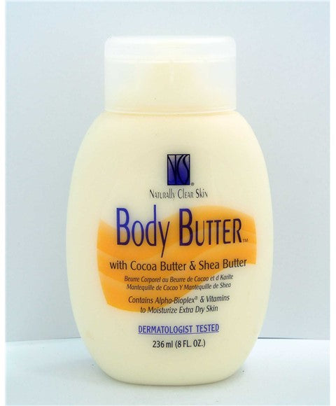 Naturally Clear Cocoa Shea Body Butter 8oz BB-101 CASE PACK 12