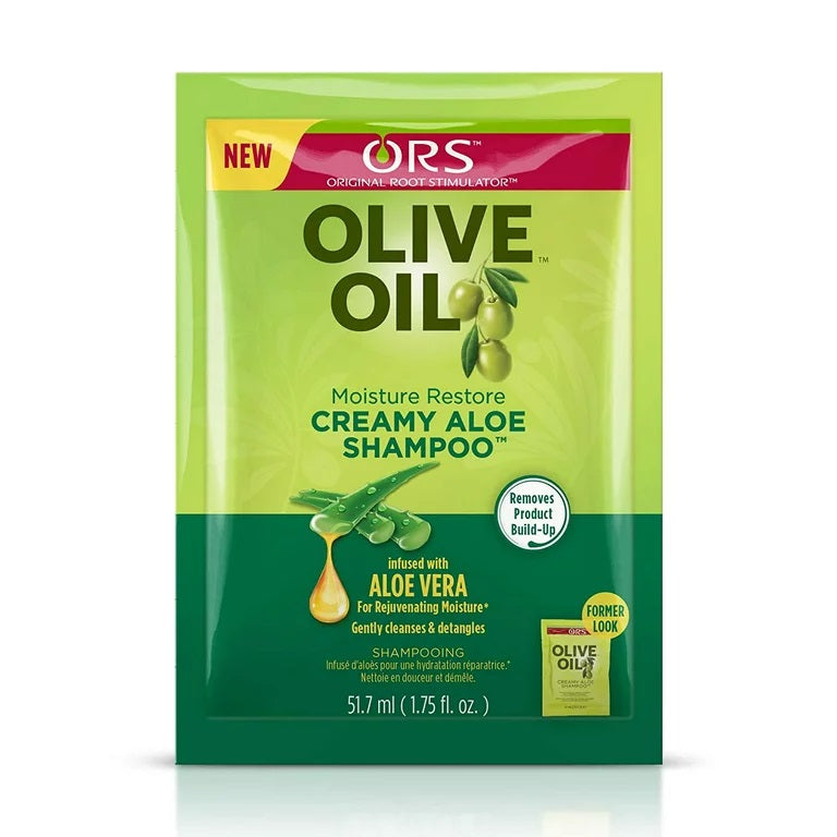 ORS Olive Oil Creamy Aloe Shamp Pkts 1.75oz CASE PACK 24