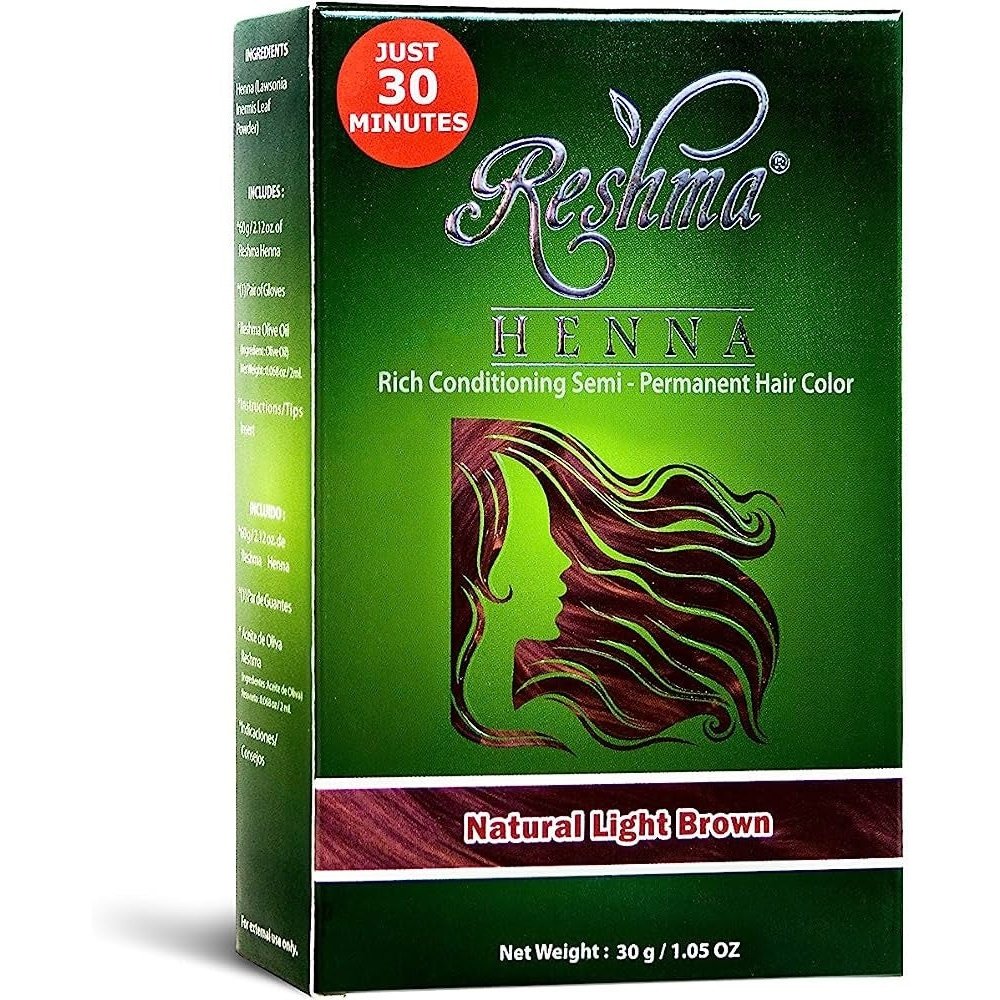 Reshma Henna H/C Nat Light Brown CASE PACK 72