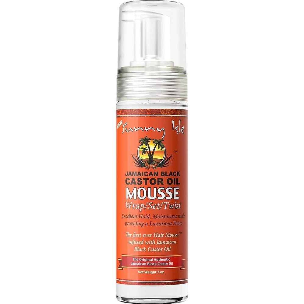 SI Jam Blk Castor Oil Mousse 7oz CASE PACK 6