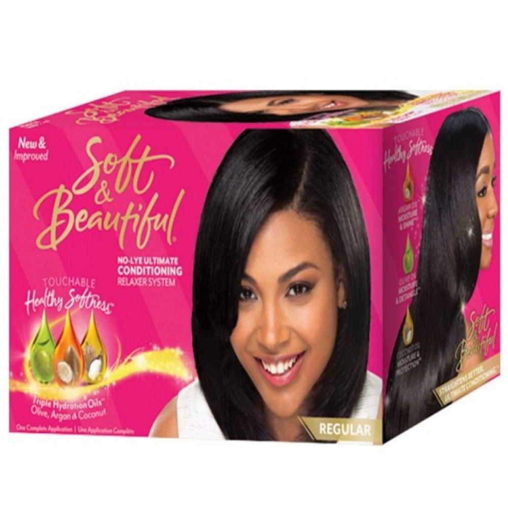 Soft & Beautiful Relaxer Regular Kit CASE PACK 12