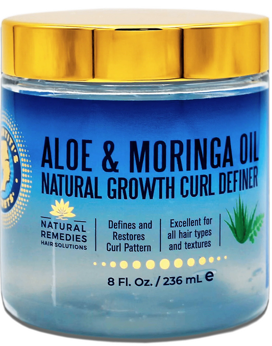 Nefertiti's Aloe and Moringa Oil Natural Curl Definer 8oz