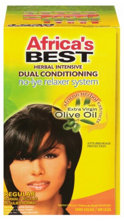 Africa's Best No-Lye Relaxer Kit Reg 1117011243 CASE PACK 12