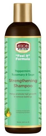 African Pride FEEL IT FORMULA STRENGTHENING SHAMPOO 12oz