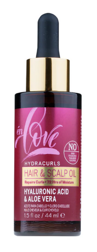 enLove Hydracurls Hair & Scalp Oil with Hyaluronic Acid & Aloe Vera