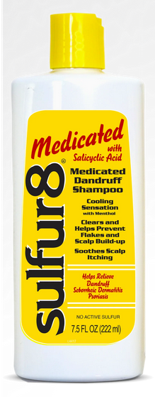 Sulfur 8 Medicated Dandruff Shampoo 7.50oz