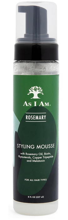 AS I AM Rosemary Styling Mousse 8 Fl Oz