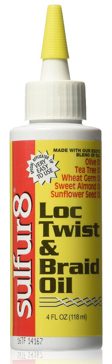 Sulfur 8 Loc Twist & Braid Oil 4oz