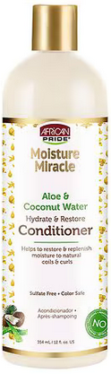African Pride Moisture Miracle Aloe/Coconut Conditioner 12oz