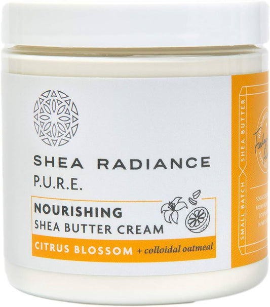 Shea Radiance Butter Cream Citrus Blossom 8oz - CASE PACK 6