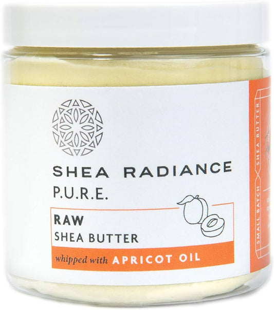 Shea Radiance Pure Shea Butter Unscented with Apricot Oil 5oz - CASE PACK 6