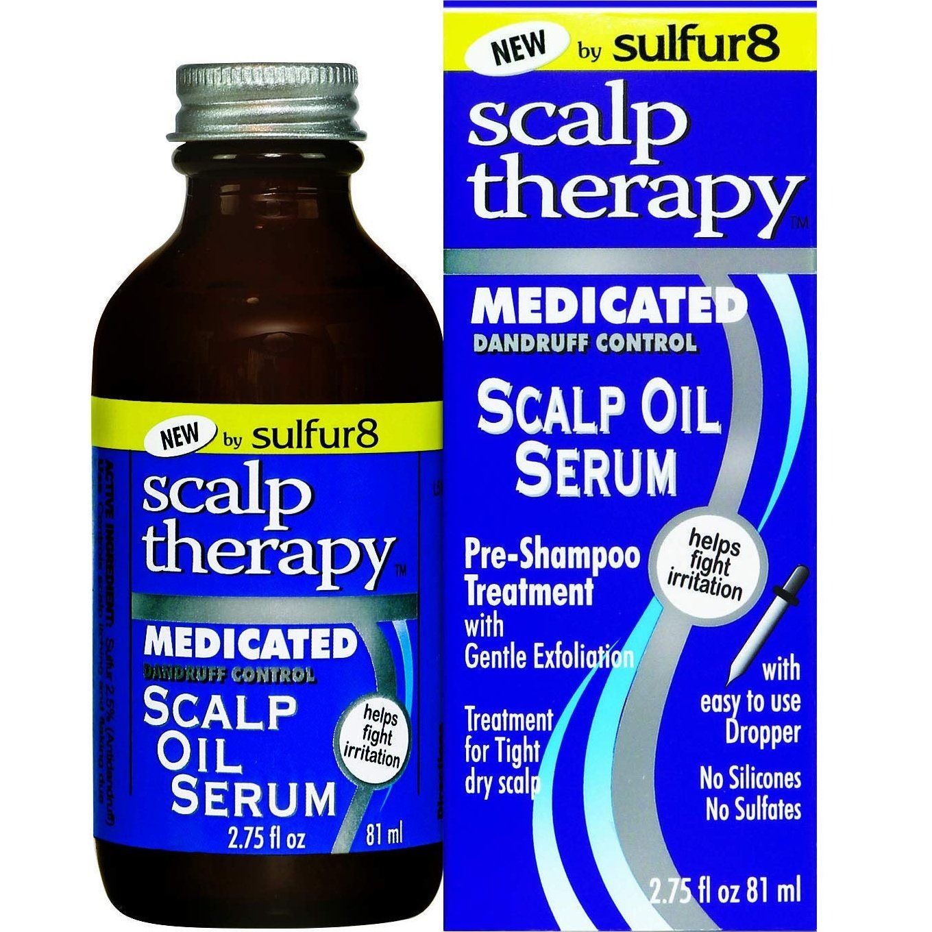 Sulfur 8 Scalp Therapy Oil 2.75oz CASE PACK 12