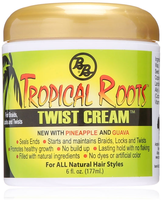 Bronner Brothers Tropical Roots Twist Cream 6oz - CASE PACK 12