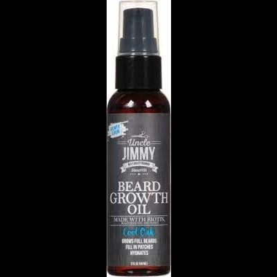 Uncle Jimmys Beard Growth Oil 2oz CASE PACK 6