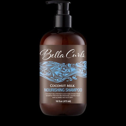 Bella Curls Coconut Milk Shampoo 16oz CASE PACK 4