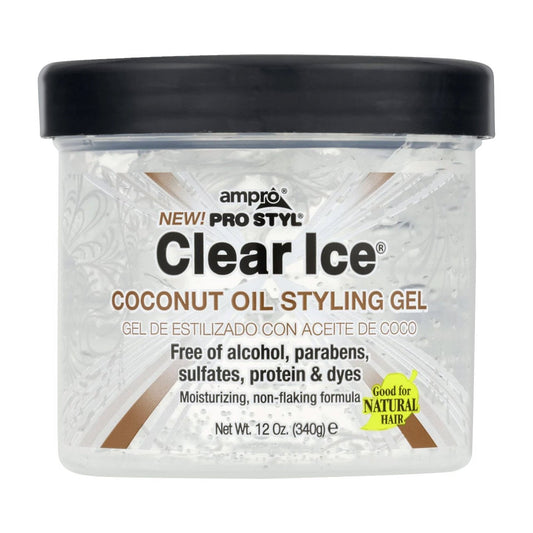 AMPRO Clear Ice-Coconut Oil Gel 12oz CASE PACK 6