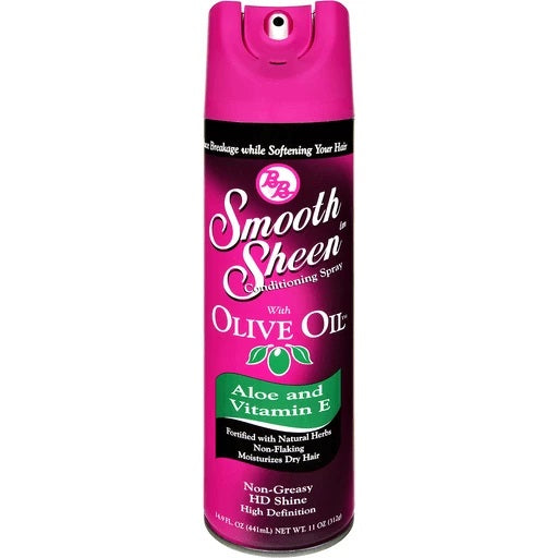 BB-Smooth Sheen Olive Oil Sheen Spray 9oz CASE PACK 12