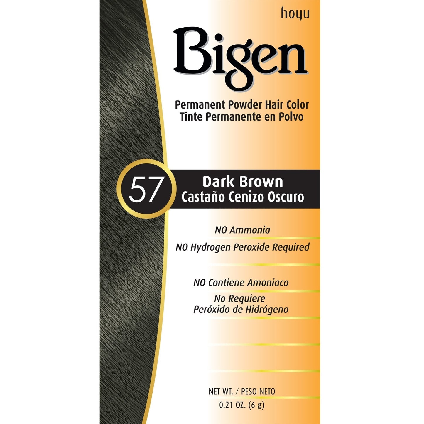 Bigen H/C Drk Brown # 57 CASE PACK 36