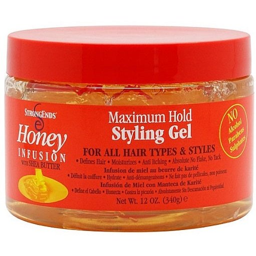 Biocare-Honey Strong Ends Styling Gel 12oz CASE PACK 12