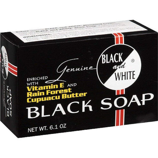 Black & White Black Soap 6oz CASE PACK 12