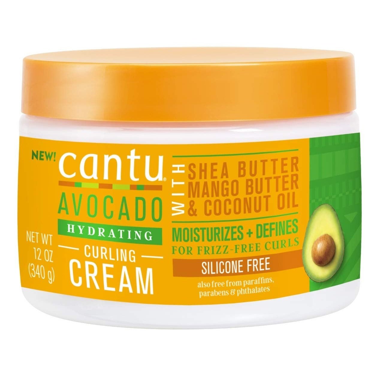 CANTU Avocado Curling Cream 12oz CASE PACK 12