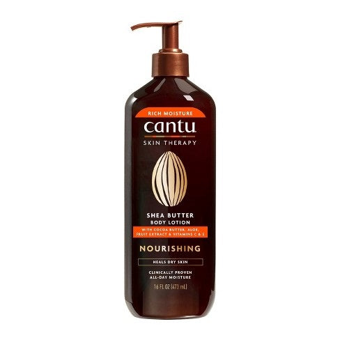 CANTU Nourish Shea Btr Body Ltn 16oz CASE PACK 12