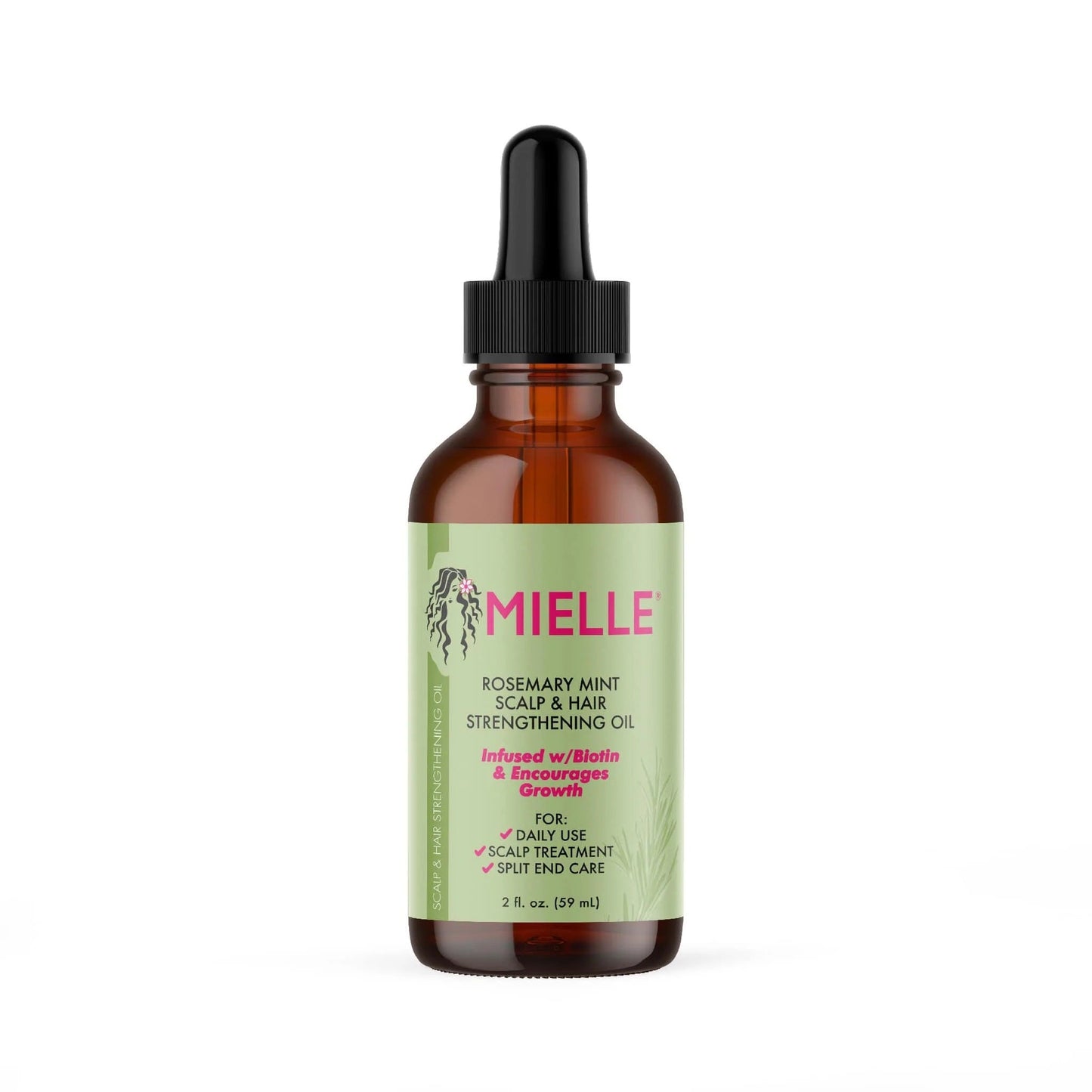 MIELLE Rosemary Mnt Grwth Oil Dsplay 2oz CASE PACK 12