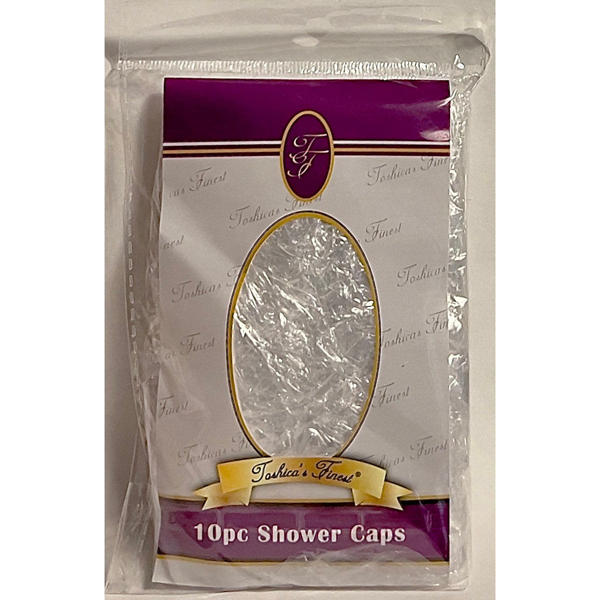 TF1181 Clear Shower Cap 10 pc CASE PACK 72