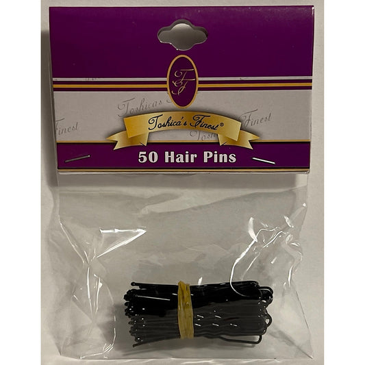 TF034-Black 2" Hair Pins 50ct CASE PACK 72