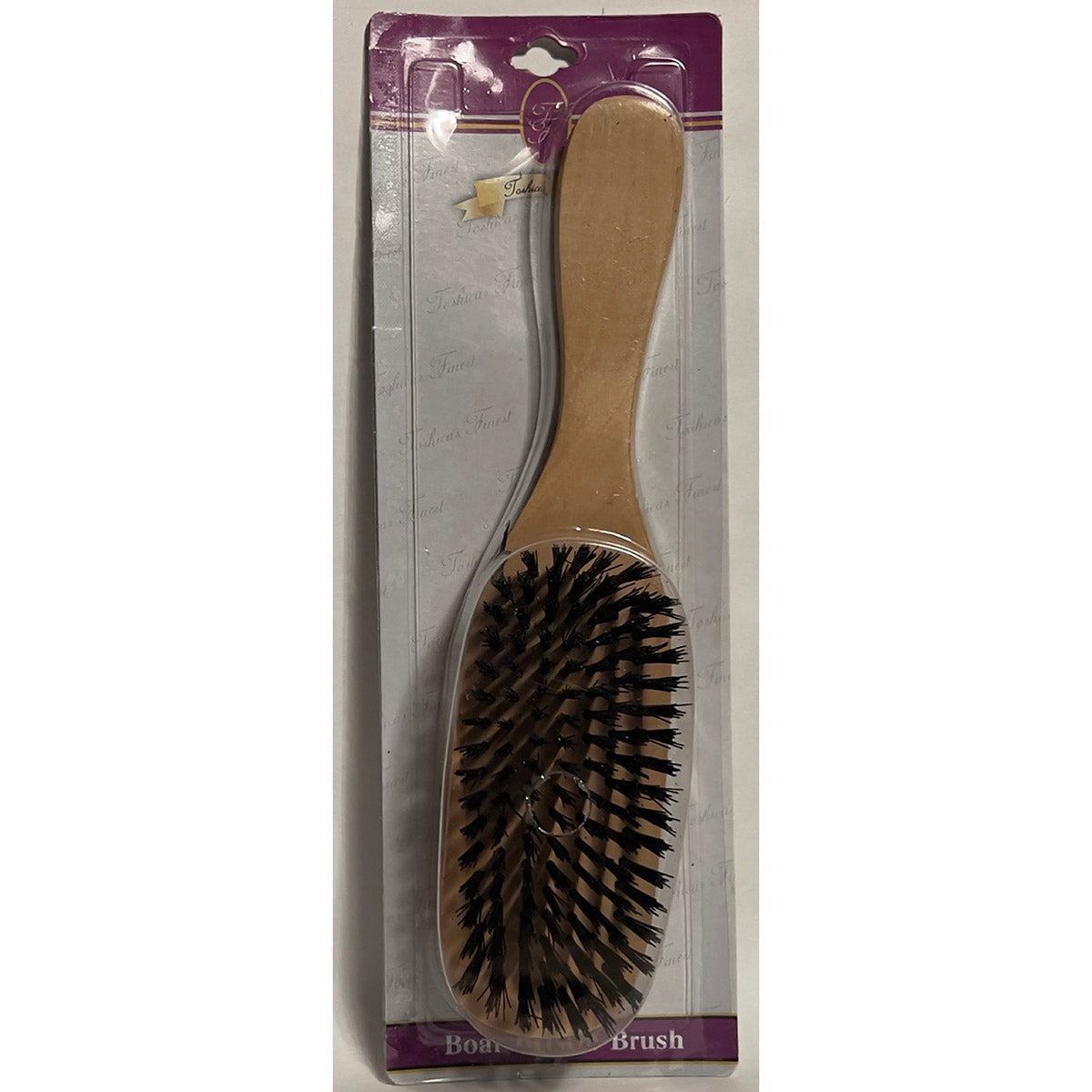 TF77 Flat Wood Boar Bristle Brush CASE PACK 72